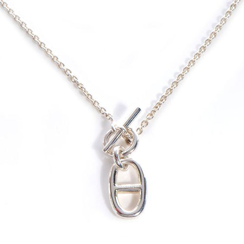 [Leaves]HM CHAINE D'ANCRE PENDANT NECKLACE STERLING SILVER