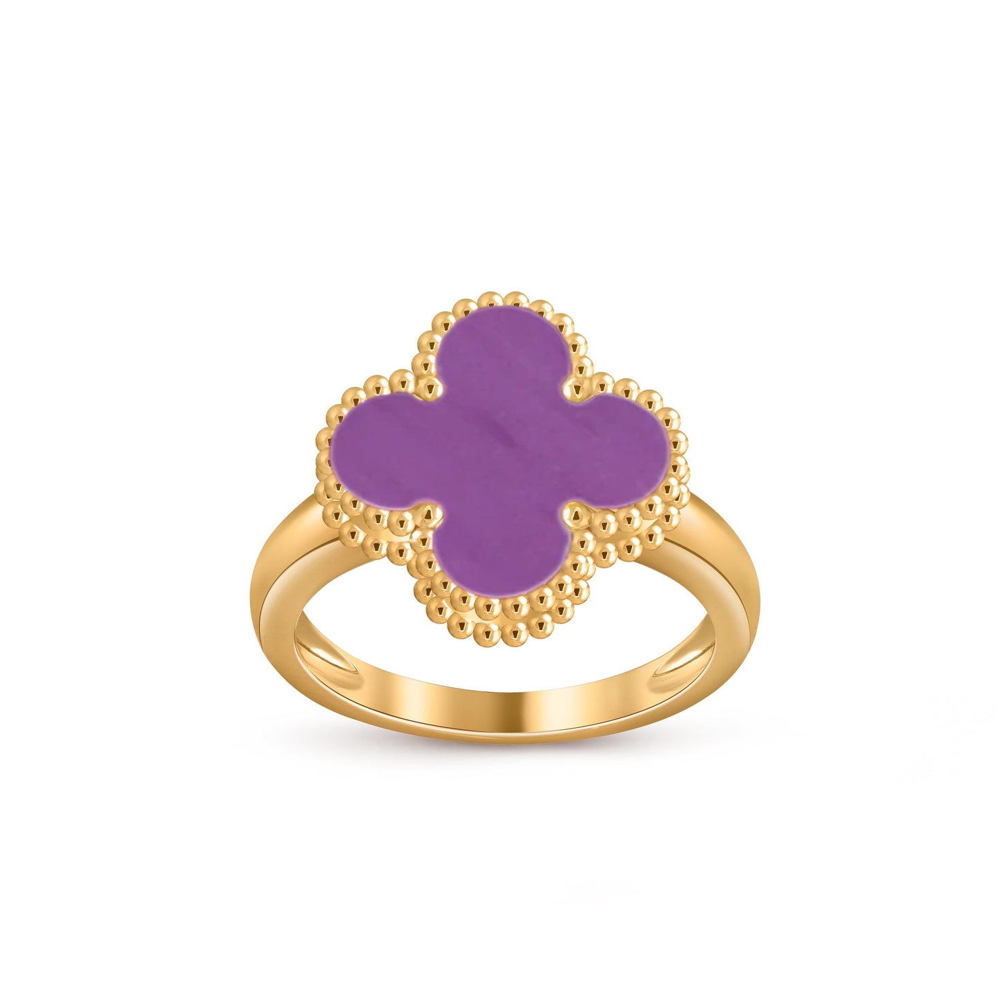 [Leaves]LUCKY CLOVER VINTAGE GOLD RING COLLECTION