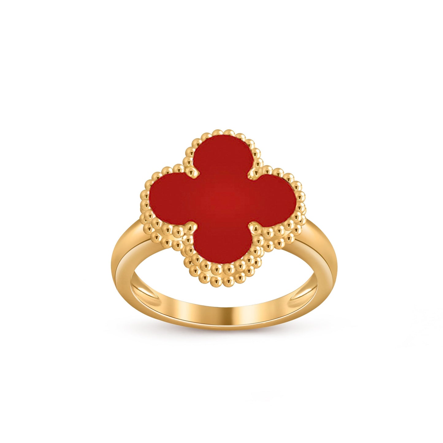 [Leaves]LUCKY CLOVER VINTAGE GOLD RING COLLECTION