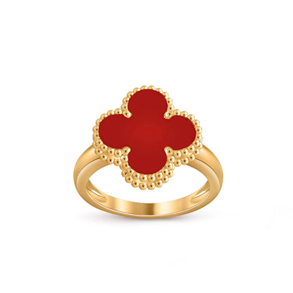 [Leaves]LUCKY CLOVER VINTAGE GOLD RING COLLECTION