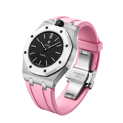 [Leaves]Royal Oak Pop Exclusive Steel Case & Silicone Strap With Cradle
