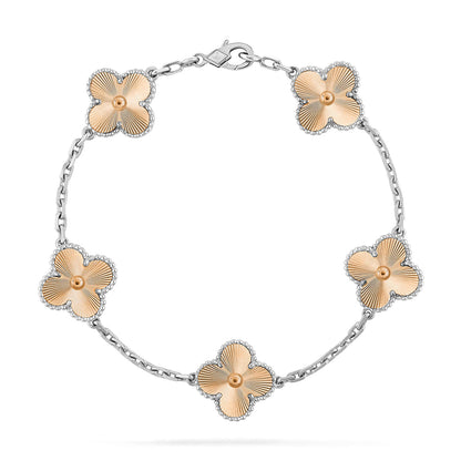 [Leaves]LUCKY CLOVER 5-MOTIF BRACELET - LASER COLLECTION