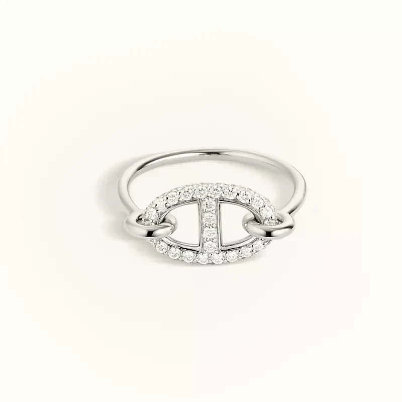 [Leaves]RONDE SMALL SILVER DIAMOND RING