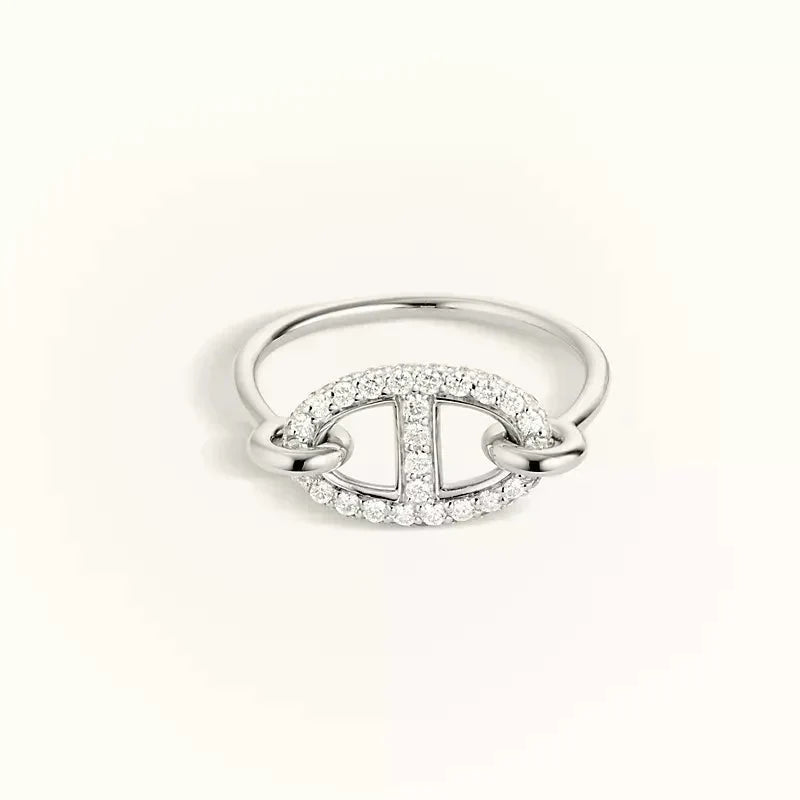 [Leaves]RONDE SMALL SILVER DIAMOND RING
