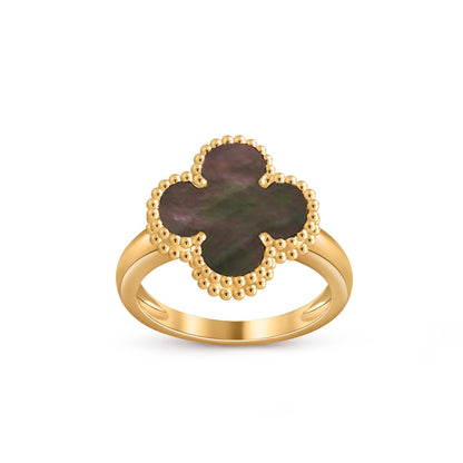 [Leaves]LUCKY CLOVER VINTAGE GOLD RING COLLECTION