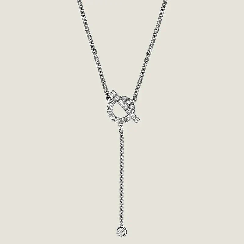 [Leaves]FINESSE SILVER DIAMOND NECKLACE