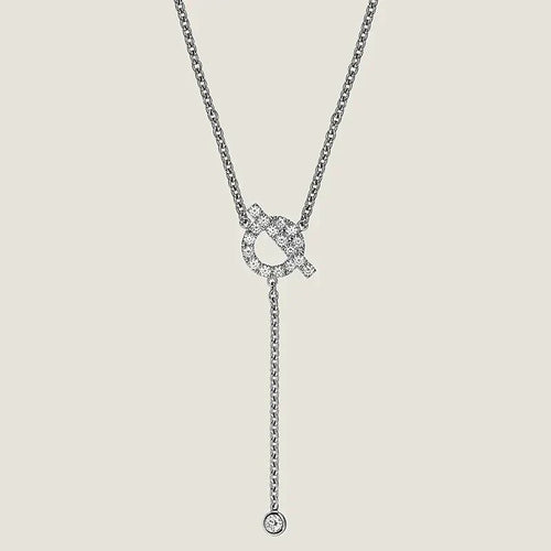 [Leaves]FINESSE SILVER DIAMOND NECKLACE