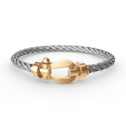 [Leaves]FORCE LARGE HORSESHOE BRACELET - GOLD