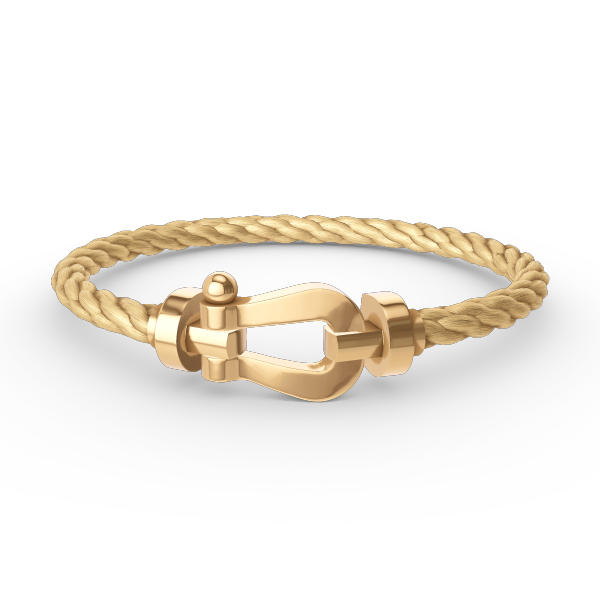[Leaves]FORCE LARGE HORSESHOE BRACELET - GOLD