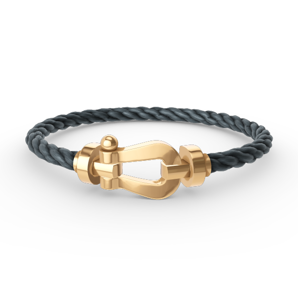 [Leaves]FORCE LARGE HORSESHOE BRACELET - GOLD