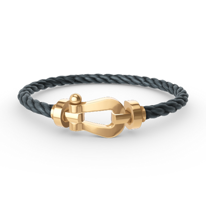 [Leaves]FORCE LARGE HORSESHOE BRACELET - GOLD