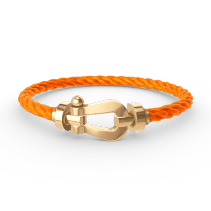 [Leaves]FORCE LARGE HORSESHOE BRACELET - GOLD