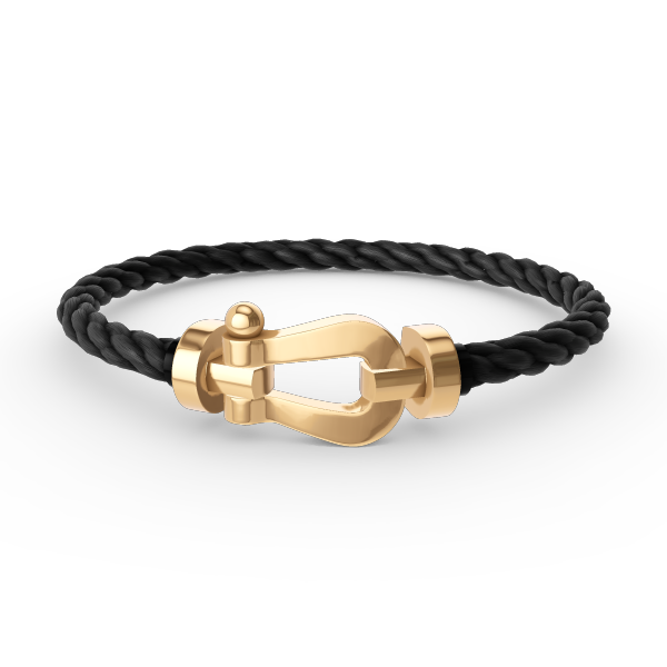 [Leaves]FORCE LARGE HORSESHOE BRACELET - GOLD