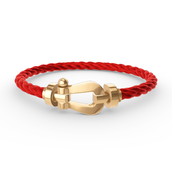 [Leaves]FORCE LARGE HORSESHOE BRACELET - GOLD