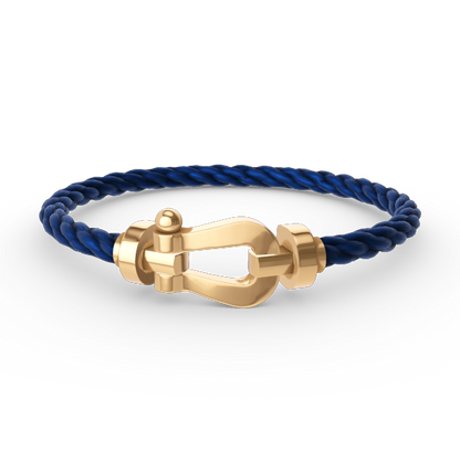 [Leaves]FORCE LARGE HORSESHOE BRACELET - GOLD