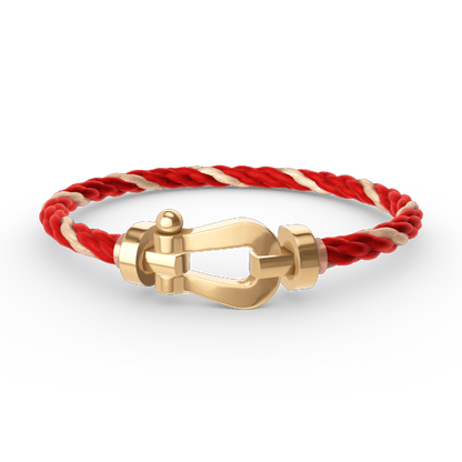 [Leaves]FORCE LARGE HORSESHOE BRACELET - GOLD