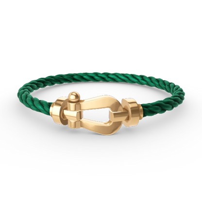 [Leaves]FORCE LARGE HORSESHOE BRACELET - GOLD