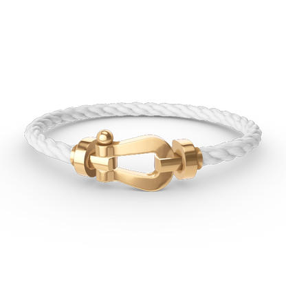 [Leaves]FORCE LARGE HORSESHOE BRACELET - GOLD