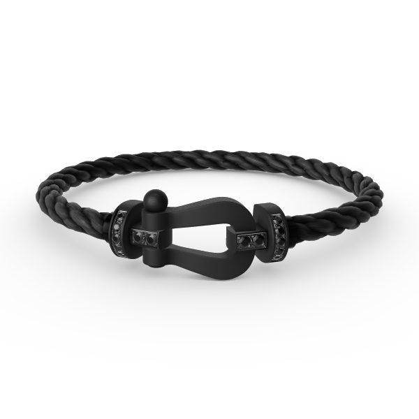 [Leaves]FORCE LARGE SERIES BLACK SAMURAI BRACELET