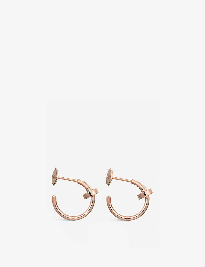 [Leaves]JUSTE EARRINGS PINK GOLD