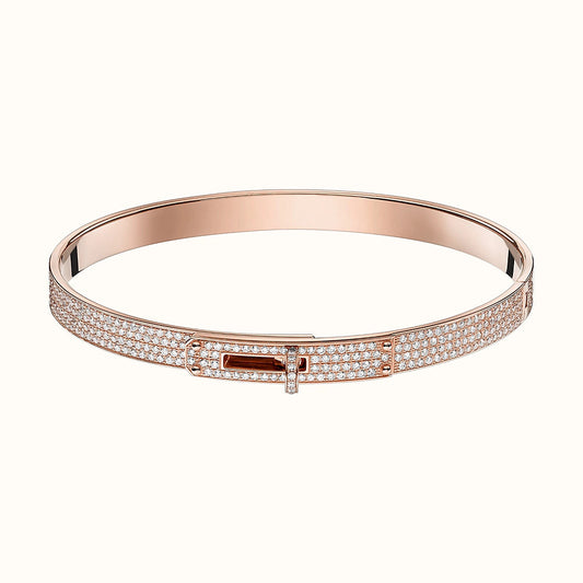 [Leaves]KELLY BRACELET DIAMOND PAVED
