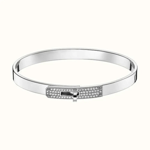 [Leaves]KELLY SILVER DIAMOND BRACELET