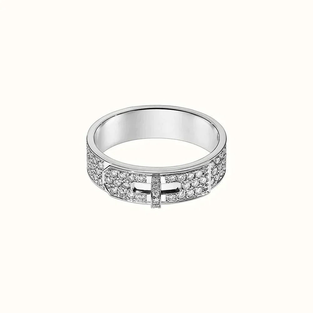 [Leaves]KELLY SILVER DIAMOND RING
