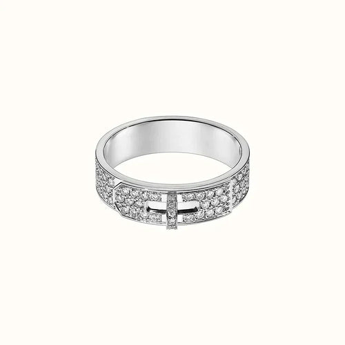 [Leaves]KELLY SILVER DIAMOND RING