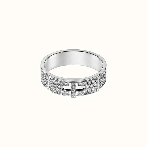 [Leaves]KELLY SILVER DIAMOND RING