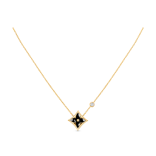 [Leaves]STAR BLACK MOP NECKLACE