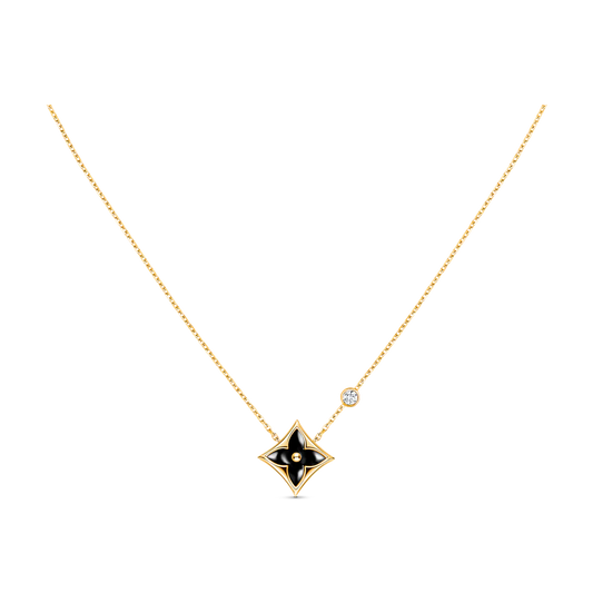 [Leaves]STAR BLACK MOP NECKLACE