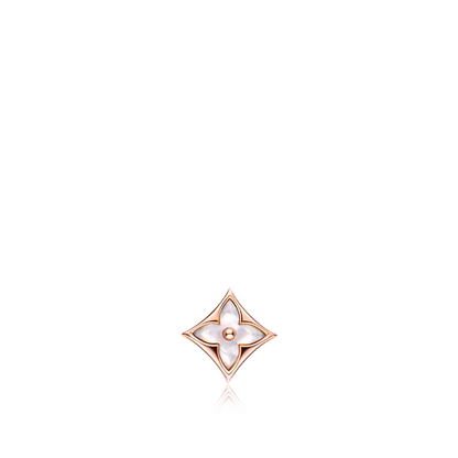 [Leaves]STAR MOP ROSE GOLD EARRINGS