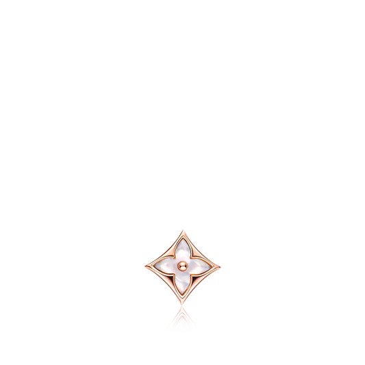 [Leaves]STAR MOP ROSE GOLD EARRINGS