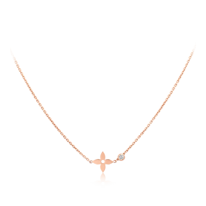 [Leaves]BLOSSOM PENDANT ROSE GOLD AND DIAMOND
