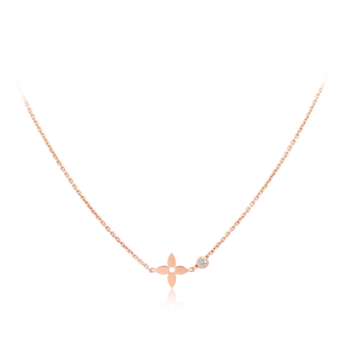 [Leaves]BLOSSOM PENDANT ROSE GOLD AND DIAMOND