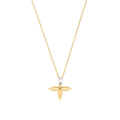 [Leaves]LOUISETTE PEDANT GOLD NECKLACE