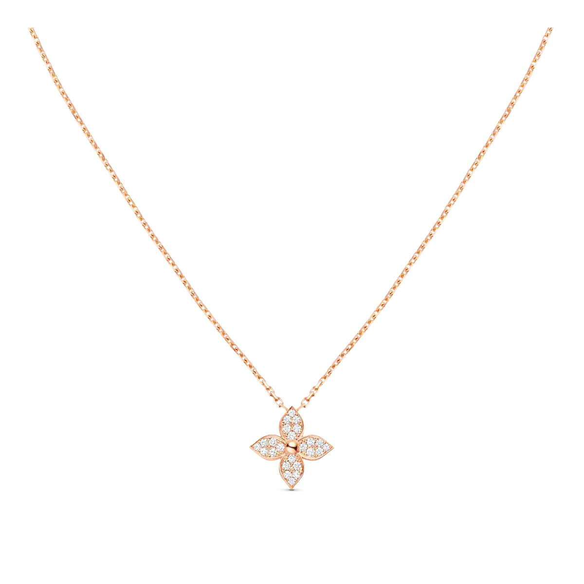 [Leaves]STAR DIAMOND NECKALCE