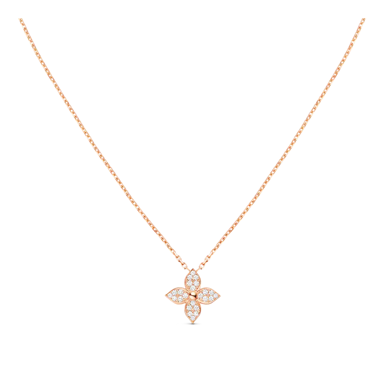 [Leaves]STAR DIAMOND NECKALCE