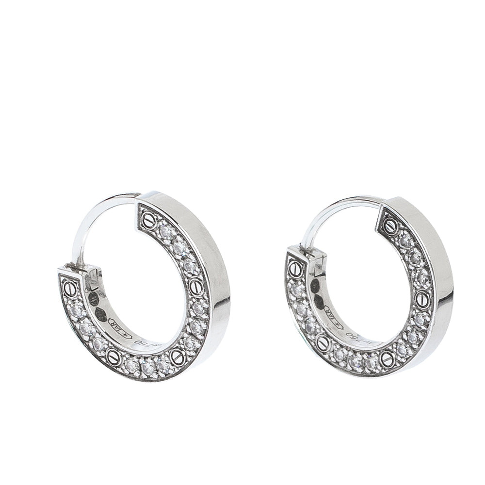 [Leaves]LOVE DIAMOND EARRINGS