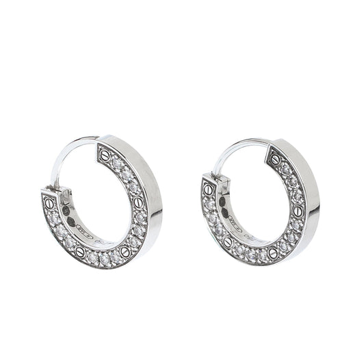 [Leaves]LOVE DIAMOND EARRINGS