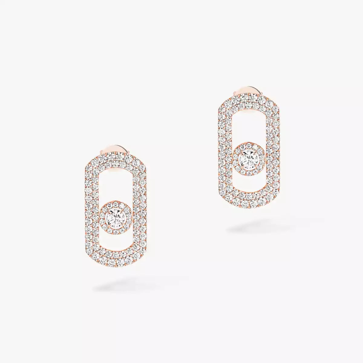 [Leaves]SO MOVE PAVÉ DIAMOND EARRINGS