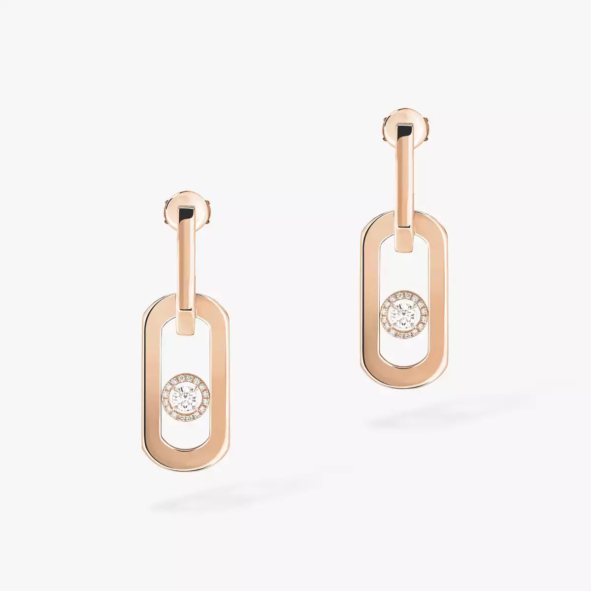[Leaves]SO MOVE XL DIAMOND HOOP EARRINGS