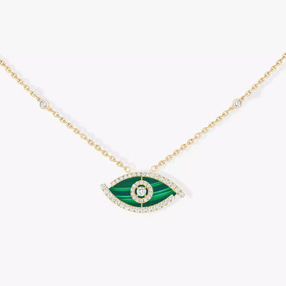 [Leaves]LUCKY EYE DIAMOND NECKLACE