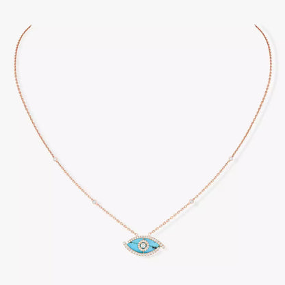 [Leaves]LUCKY EYE DIAMOND NECKLACE