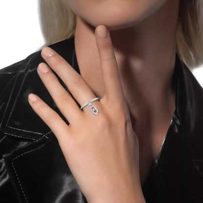 [Leaves]MOVE UNO DIAMOND RING