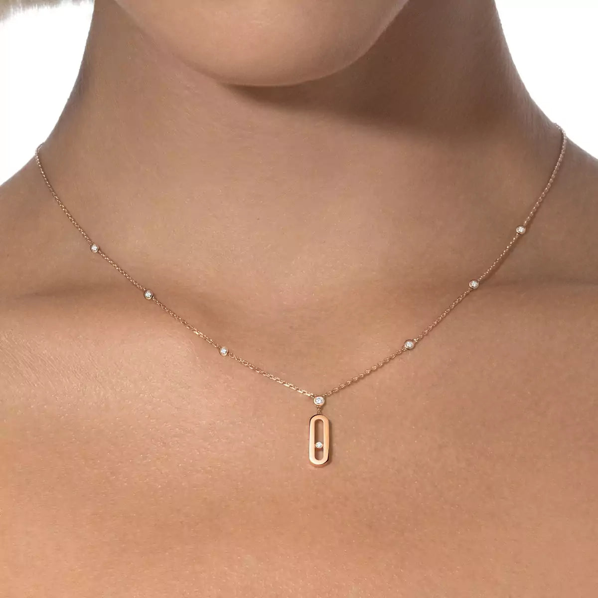 [Leaves]SIGNATURE FRAME NECKLACE