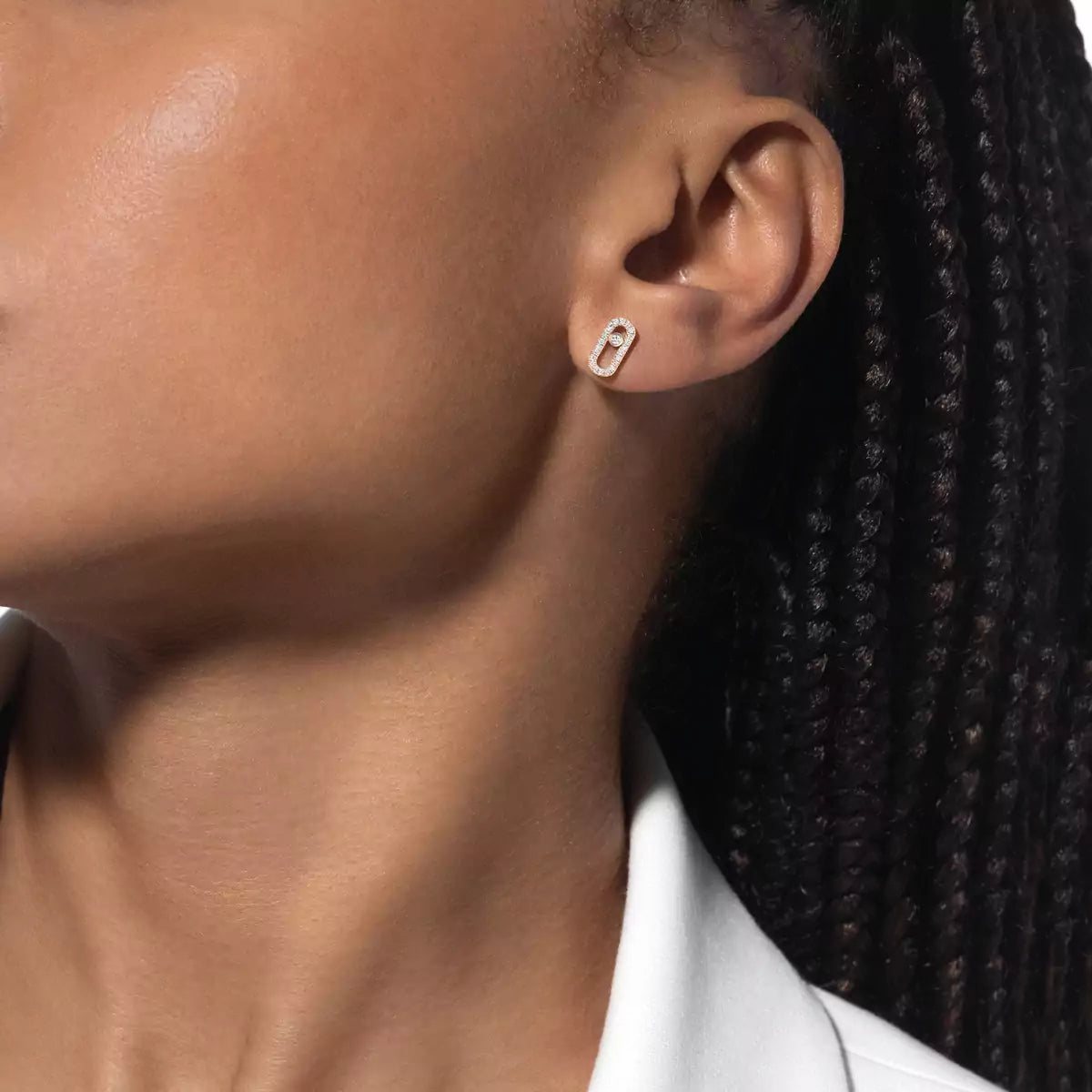 [Leaves]MOVE UNO DIAMOND EARRINGS