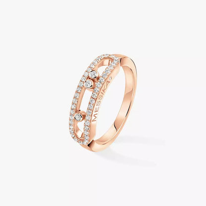 [Leaves]BABY MOVE PAVÉ DIAMOND RING