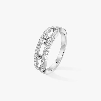 [Leaves]BABY MOVE PAVÉ DIAMOND RING