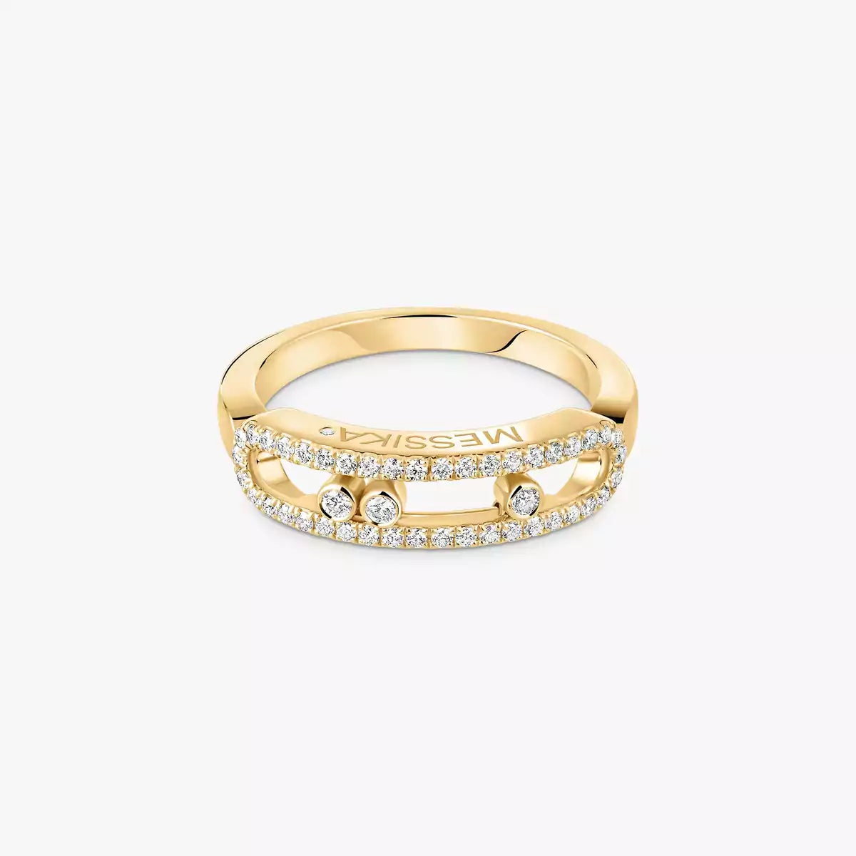[Leaves]BABY MOVE PAVÉ DIAMOND RING